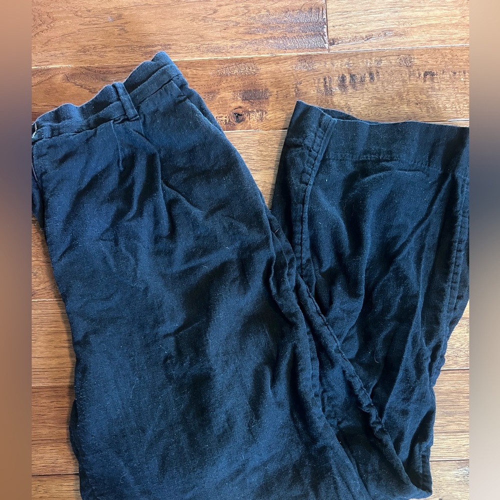 Black linen blend Pants by Abercrombie - Picture 5 of 5
